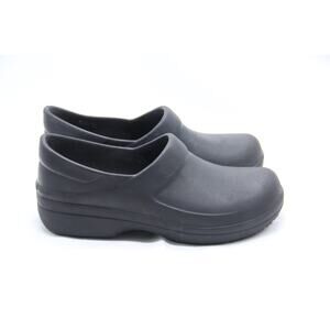 Crocs At Work Shoes Womens Size 8 Neria Pro II Black Clogs Slip Resistant